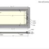 Люк одностворчатый Shagma 120х60 ревизионный под плитку ЛС1200x600Г — изображение 4