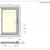 Люк одностворчатый Shagma 50х80 ревизионный под плитку ЛС500x800В — изображение 4